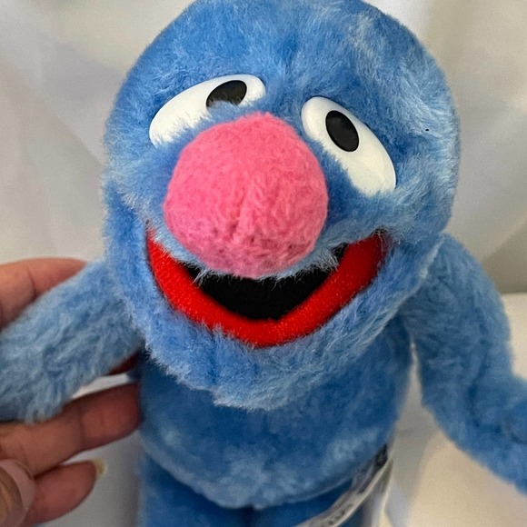 Nanco 2003 Sesame Street Blue Grover 12" Jim Henson Plush (Pre-owned) - Picture 4 of 6